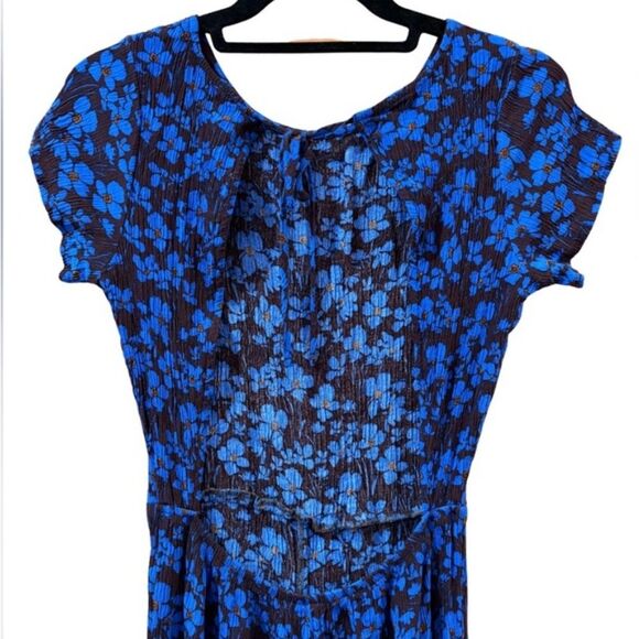 Free People Hailee Blue Floral Jumpsuit Size Small - Picture 6 of 10